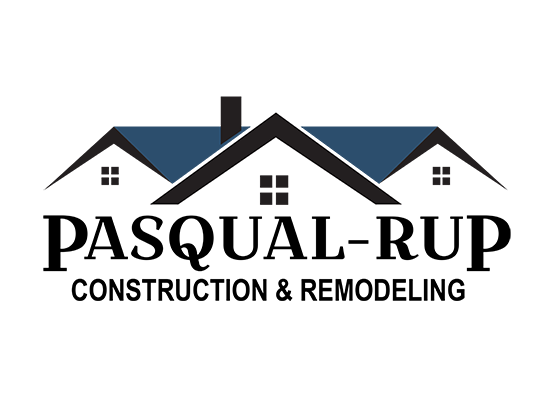 logo for pasqual-rup construction and remodeling company